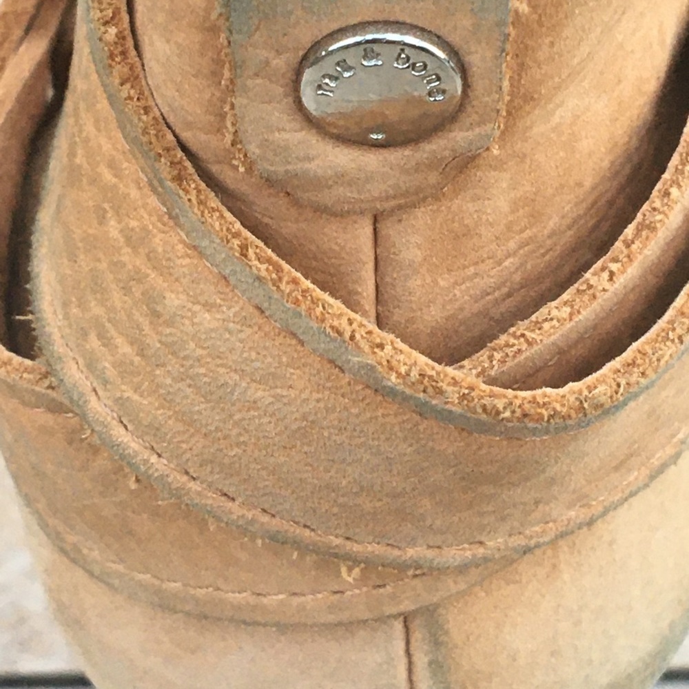 Rag & Bone Harrow camel ankle boots leather 39 - Picture 10 of 10